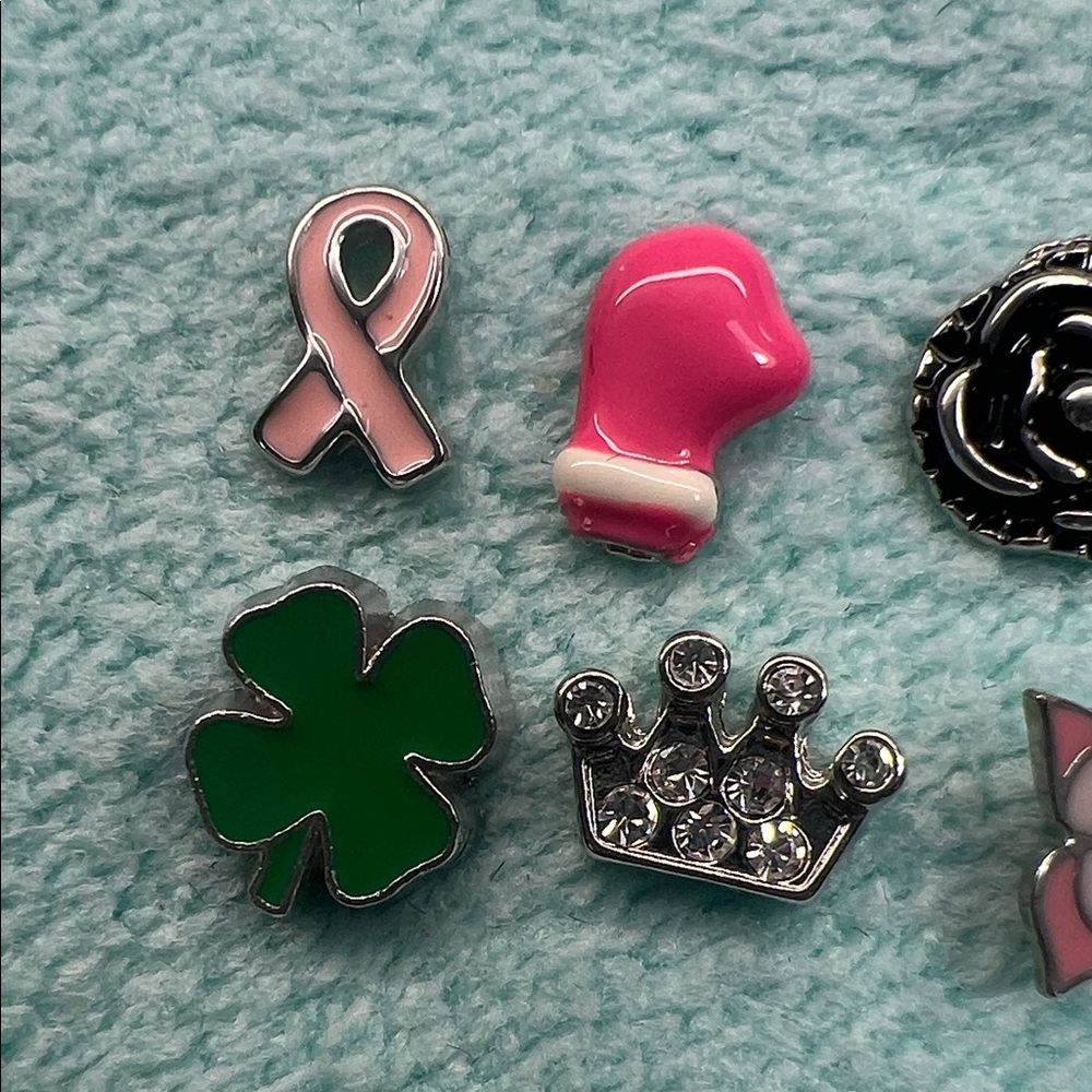 Floating Locket Charms - Cancer theme - Picture 2 of 4